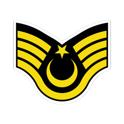 Army TUR OR 07a (Turkey) (Military Rank) STICKER Vinyl Kiss-Cut Decal