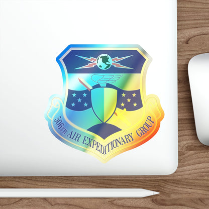 506th Air Expeditionary Group (U.S. Air Force) Holographic STICKER Die-Cut Vinyl Decal-The Sticker Space