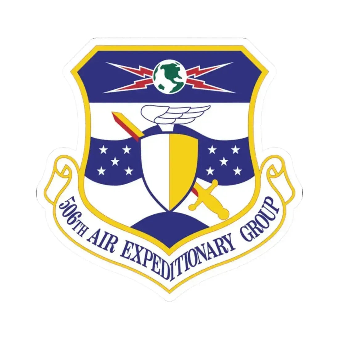 506th Air Expeditionary Group (U.S. Air Force) STICKER Vinyl Kiss-Cut Decal - The Sticker Space