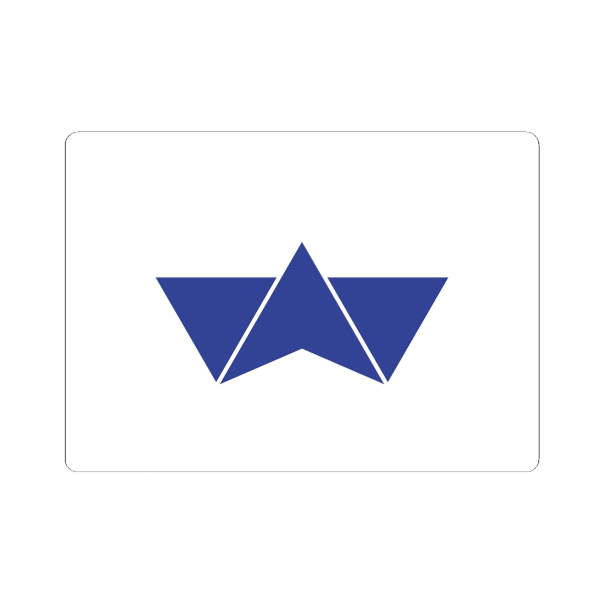 Flag of Onojo Fukuoka (Japan) STICKER Vinyl Kiss-Cut Decal