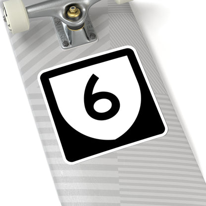 PR urban primary 6 (Puerto Rico) (Road Sign) STICKER Vinyl Kiss-Cut Decal