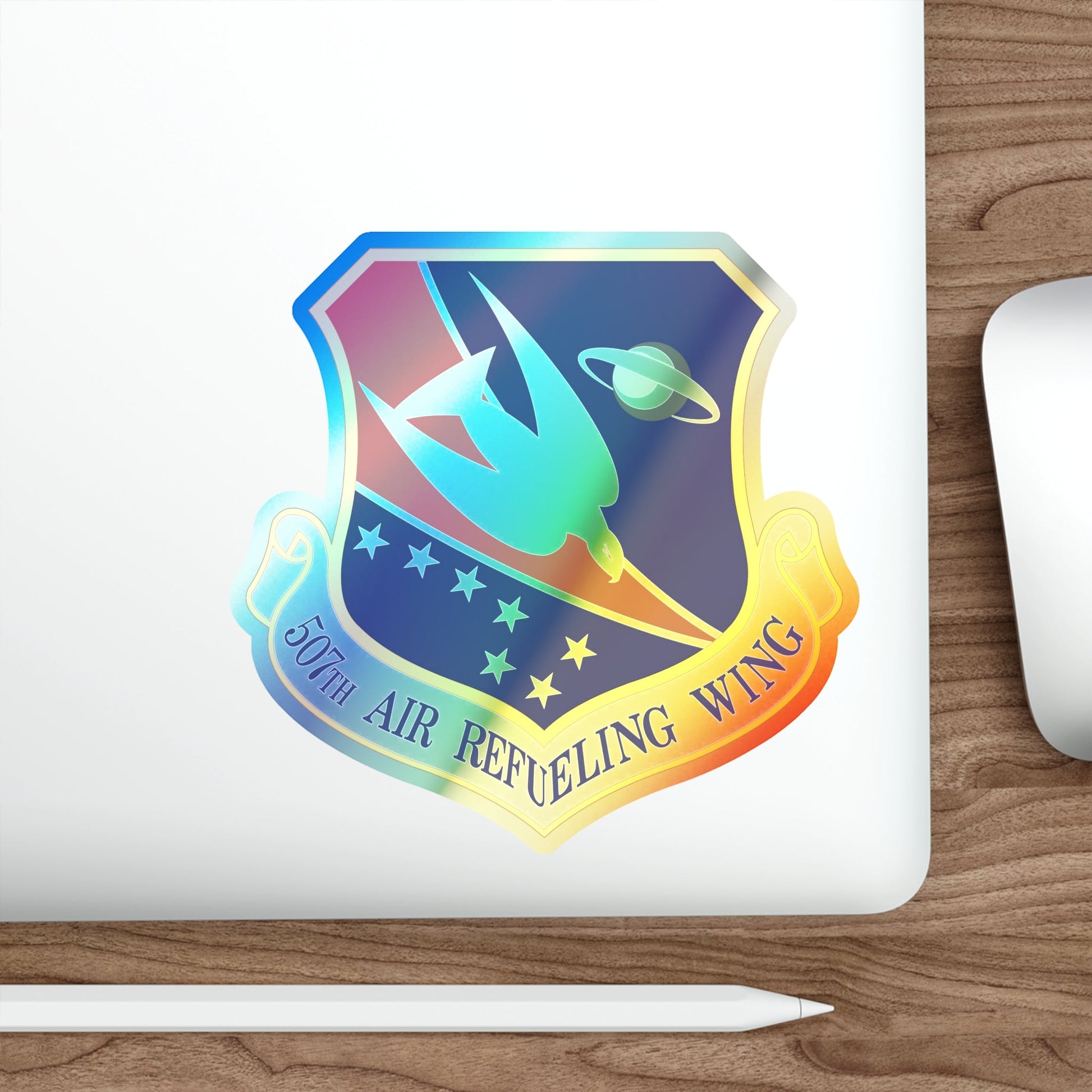 507th Air Refueling Wing (U.S. Air Force) Holographic STICKER Die-Cut Vinyl Decal-The Sticker Space