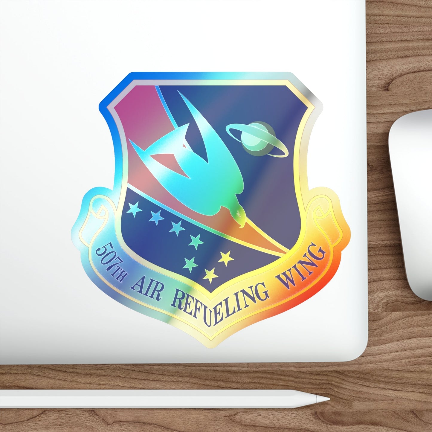 507th Air Refueling Wing (U.S. Air Force) Holographic STICKER Die-Cut Vinyl Decal-The Sticker Space