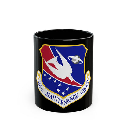 507th Maintenance Group (U.S. Air Force) Black Coffee Mug-11oz-The Sticker Space