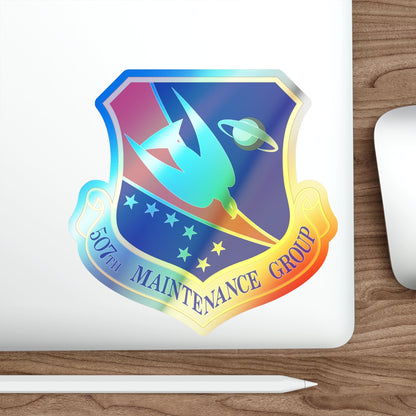 507th Maintenance Group (U.S. Air Force) Holographic STICKER Die-Cut Vinyl Decal-The Sticker Space