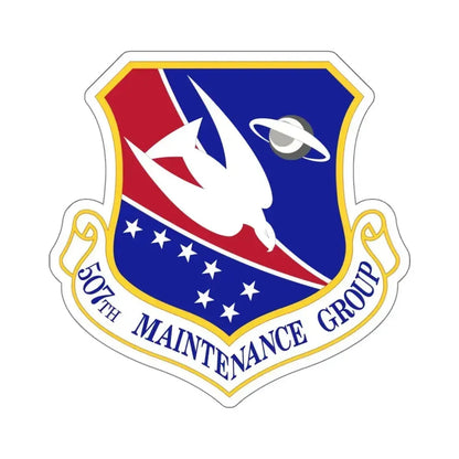 507th Maintenance Group (U.S. Air Force) STICKER Vinyl Kiss-Cut Decal 6 Inch White - The Sticker Space