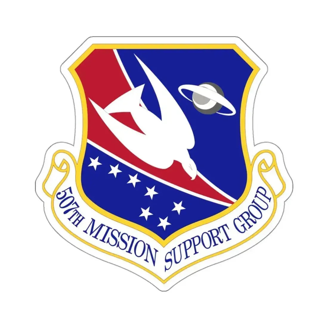 507th Mission Support Group (U.S. Air Force) STICKER Vinyl Die-Cut Decal 3 Inch - The Sticker Space