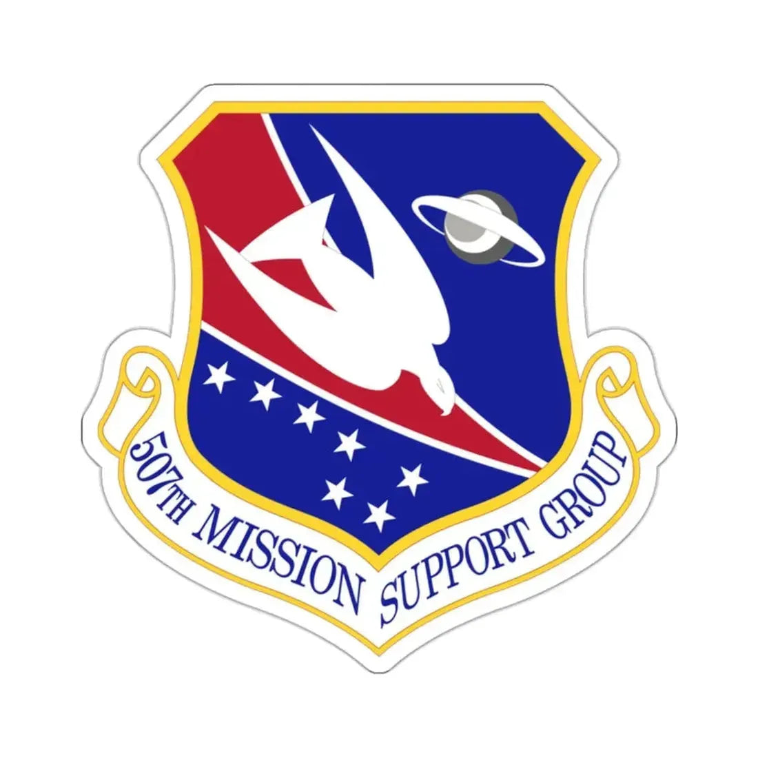 507th Mission Support Group (U.S. Air Force) STICKER Vinyl Die-Cut Decal - The Sticker Space