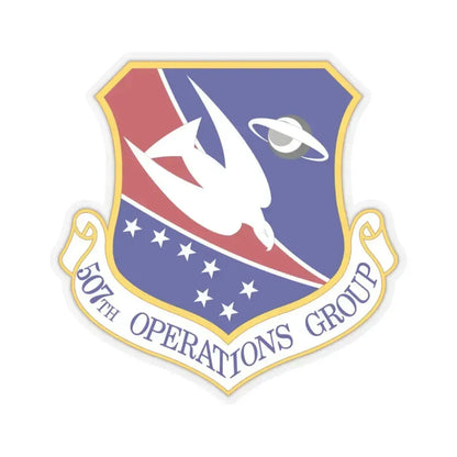 507th Operations Group (U.S. Air Force) STICKER Vinyl Kiss-Cut Decal 3 Inch Transparent - The Sticker Space