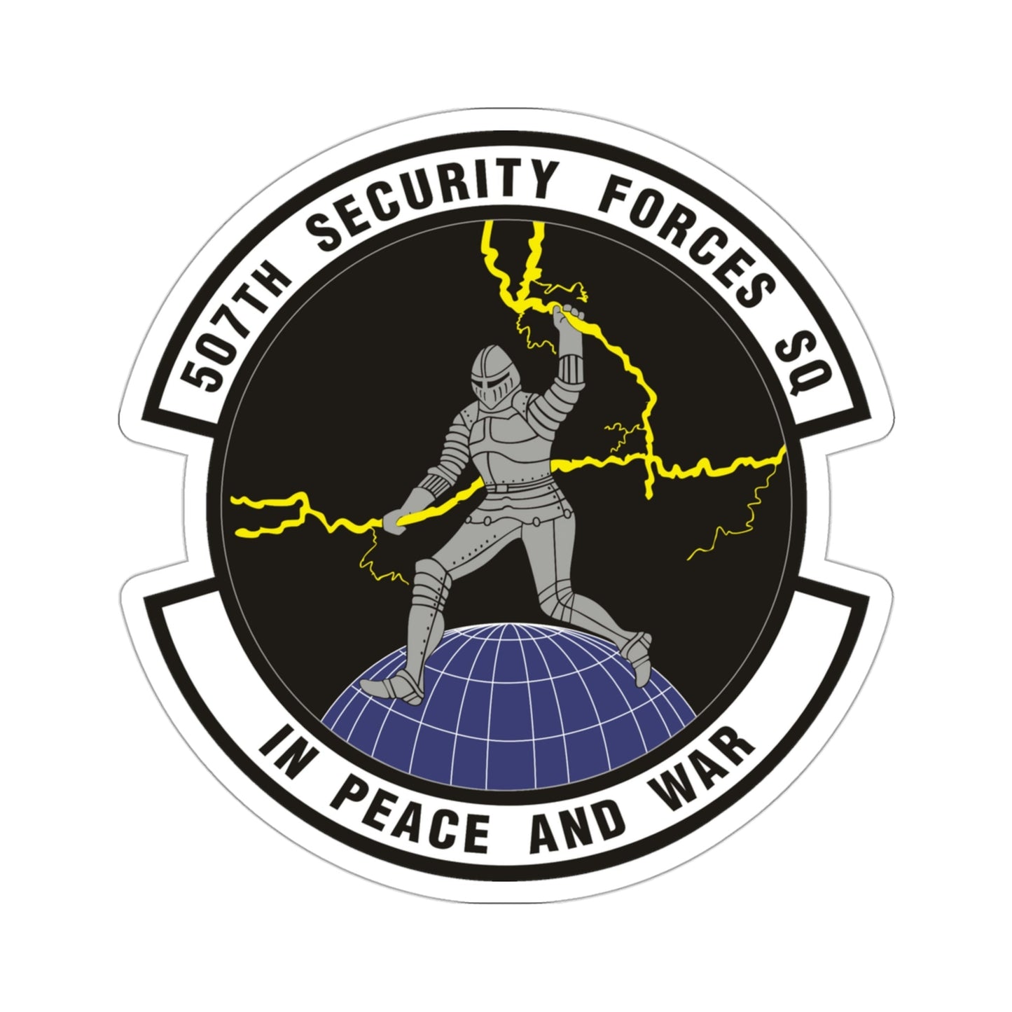 507th Security Forces Squadron (U.S. Air Force) STICKER Vinyl Die-Cut Decal-3 Inch-The Sticker Space