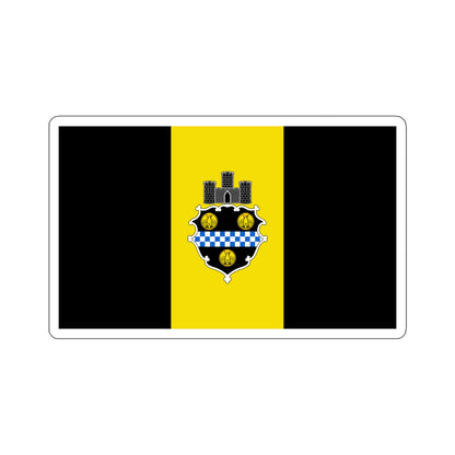 Flag of Pittsburgh, Pennsylvania - STICKER Vinyl Kiss-Cut Decal