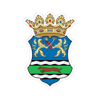 Coa Hungary County Pozsega history (Hungary) (Coat of Arms) STICKER Vinyl Kiss-Cut Decal