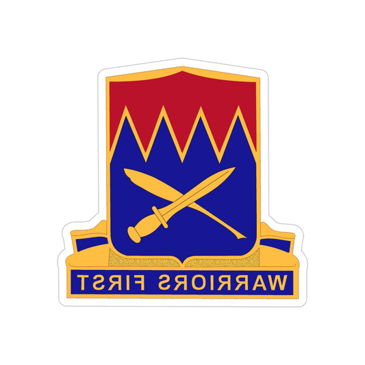 509 Personnel Services Battalion (U.S. Army) REVERSE PRINT Transparent STICKER-6 Inch-The Sticker Space