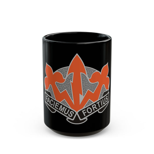 509 Signal Battalion (U.S. Army) Black Coffee Mug-15oz-The Sticker Space