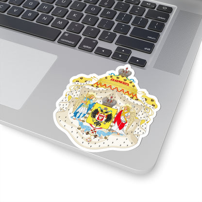 Great Coat of Arms of Congress Poland - STICKER Vinyl Kiss-Cut Decal