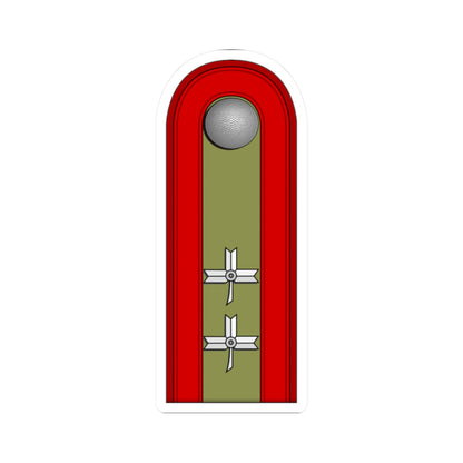 Croatia HOS OR 4 (Croatia) (Military Rank) STICKER Vinyl Kiss-Cut Decal