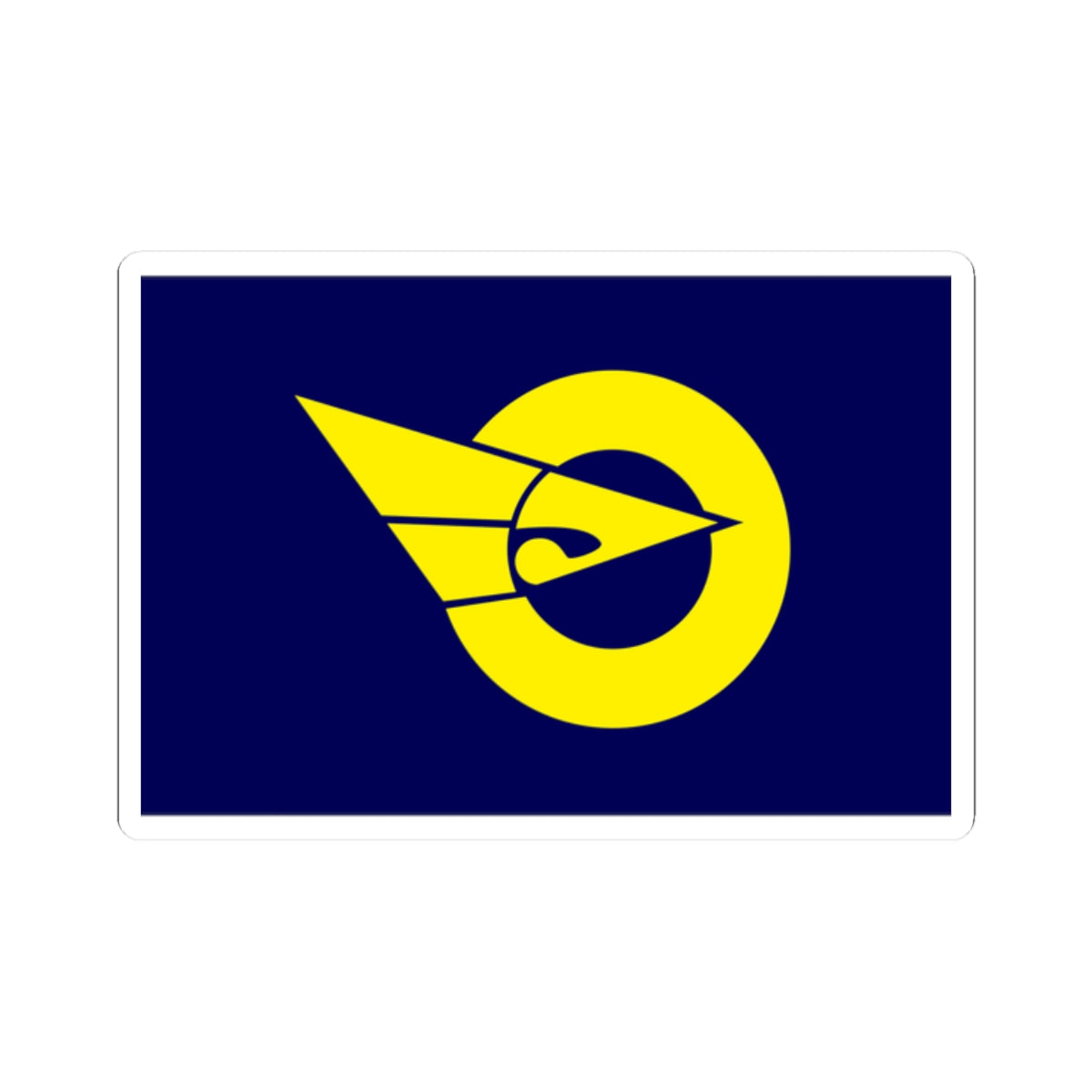 Flag of Shimamaki Hokkaido (Japan) STICKER Vinyl Kiss-Cut Decal
