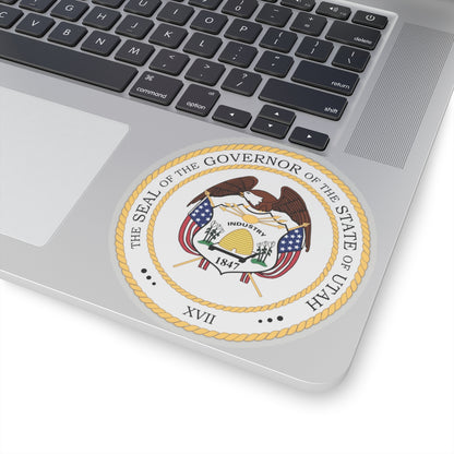 Seal of the Governor of Utah - STICKER Vinyl Kiss-Cut Decal