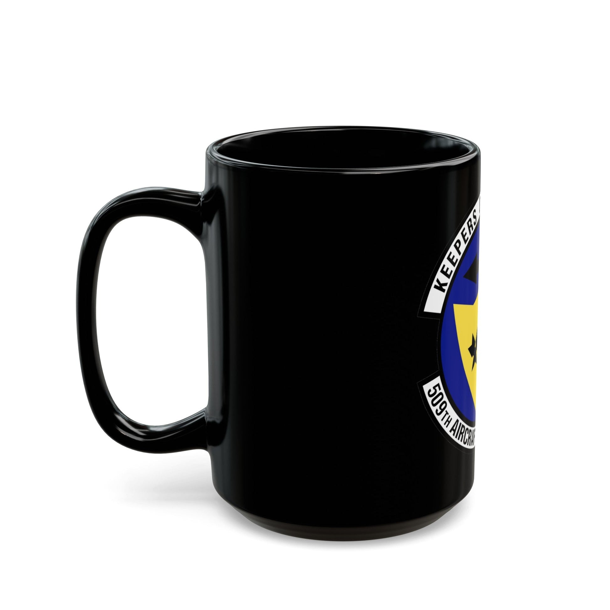 509th Aircraft Maintenance Squadron (U.S. Air Force) Black Coffee Mug-The Sticker Space