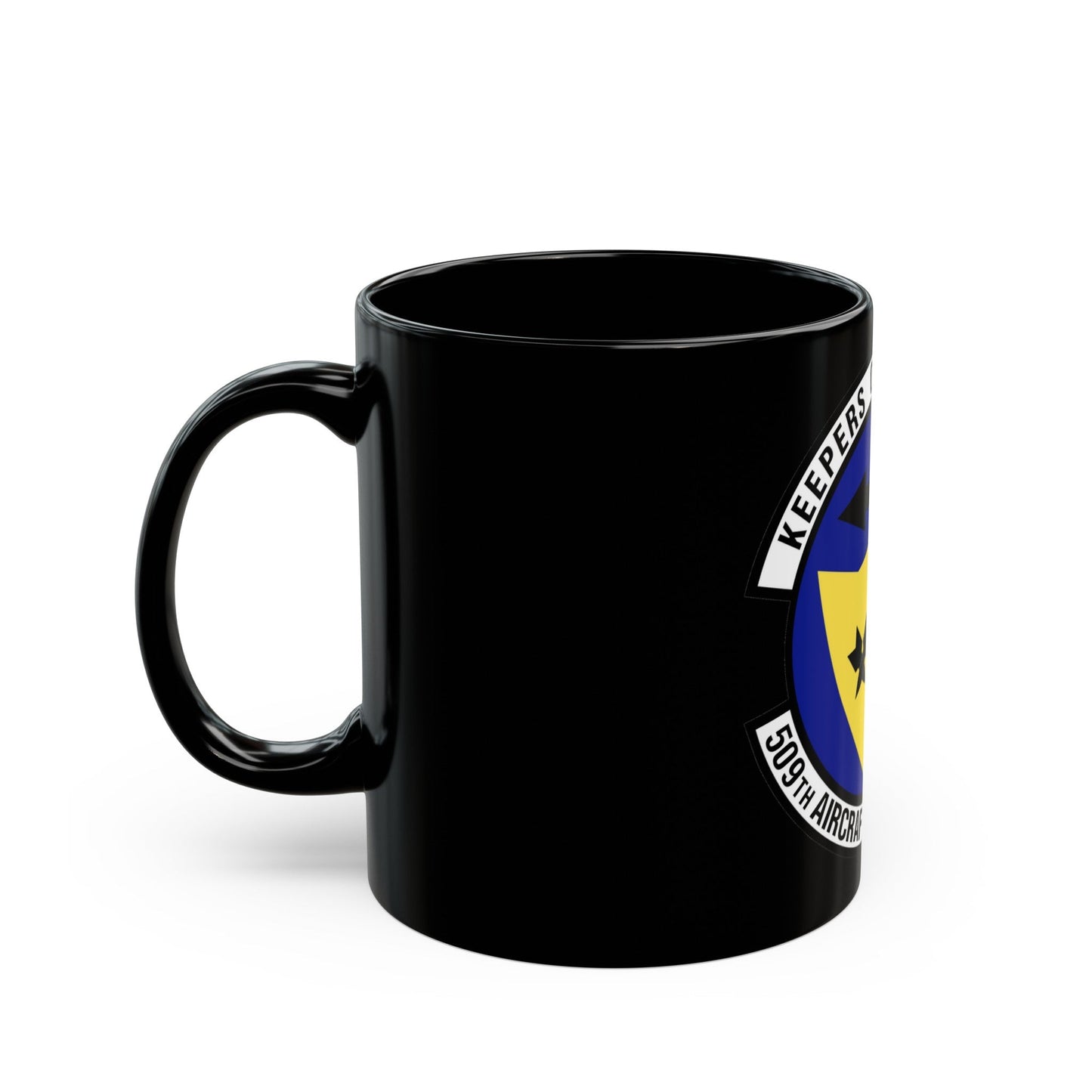 509th Aircraft Maintenance Squadron (U.S. Air Force) Black Coffee Mug-The Sticker Space