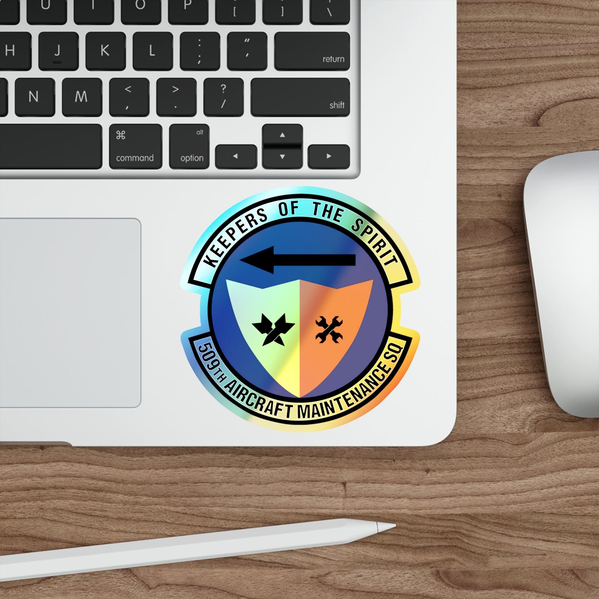 509th Aircraft Maintenance Squadron (U.S. Air Force) Holographic STICKER Die-Cut Vinyl Decal-The Sticker Space