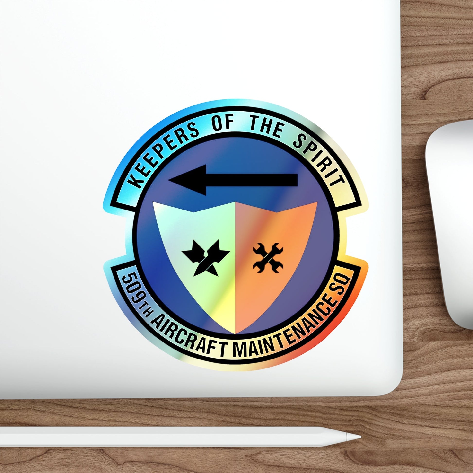 509th Aircraft Maintenance Squadron (U.S. Air Force) Holographic STICKER Die-Cut Vinyl Decal-The Sticker Space