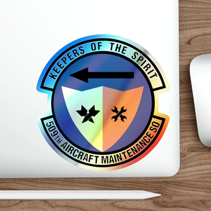 509th Aircraft Maintenance Squadron (U.S. Air Force) Holographic STICKER Die-Cut Vinyl Decal-The Sticker Space