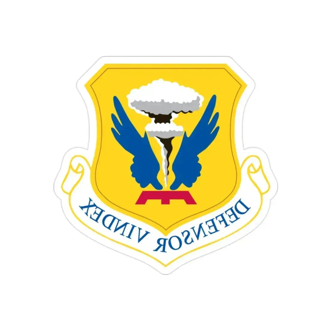 509th Bomb Wing (U.S. Air Force) REVERSE PRINT Transparent Die-Cut STICKER 2 Inch Die-Cut Transparent - The Sticker Space