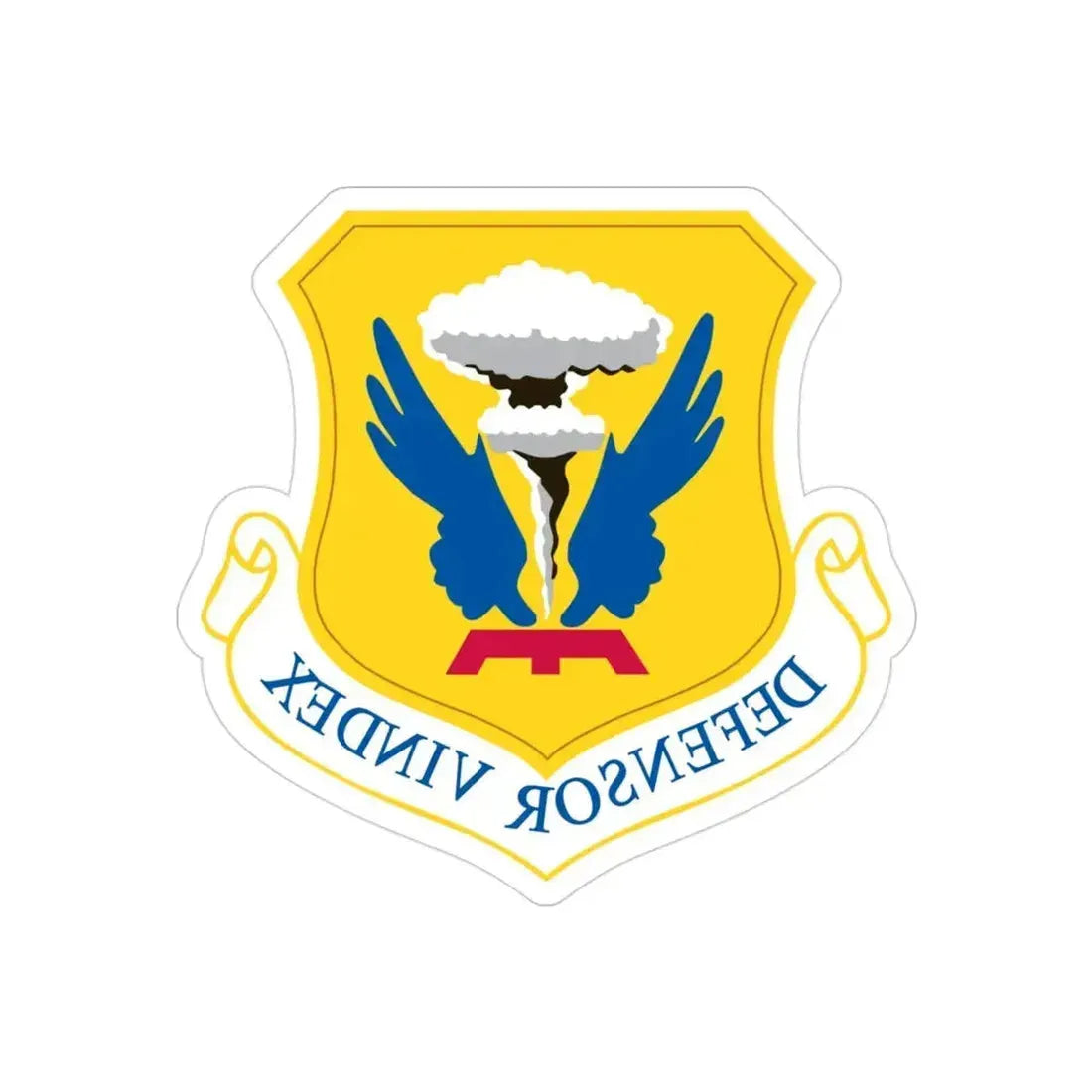 509th Bomb Wing (U.S. Air Force) REVERSE PRINT Transparent Die-Cut STICKER 3 Inch Die-Cut Transparent - The Sticker Space