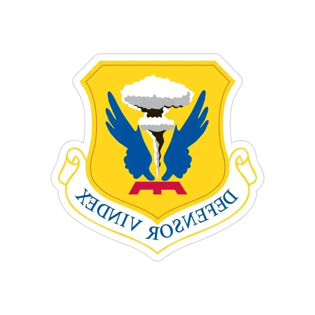 509th Bomb Wing (U.S. Air Force) REVERSE PRINT Transparent Die-Cut STICKER 5 Inch Die-Cut Transparent - The Sticker Space