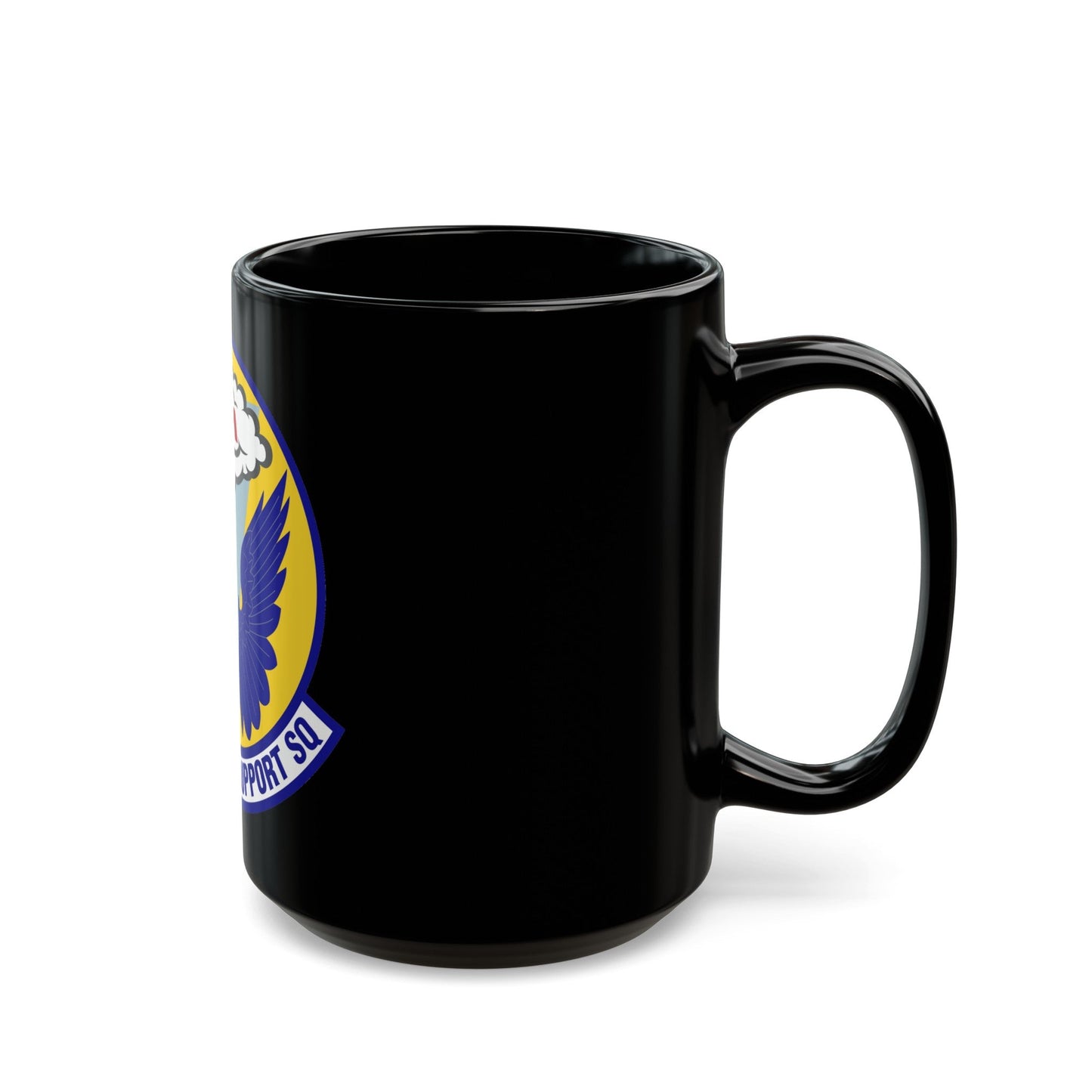 509th Force Support Squadron (U.S. Air Force) Black Coffee Mug-The Sticker Space