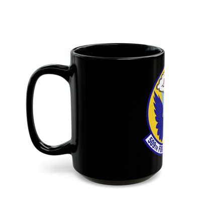 509th Force Support Squadron (U.S. Air Force) Black Coffee Mug-The Sticker Space