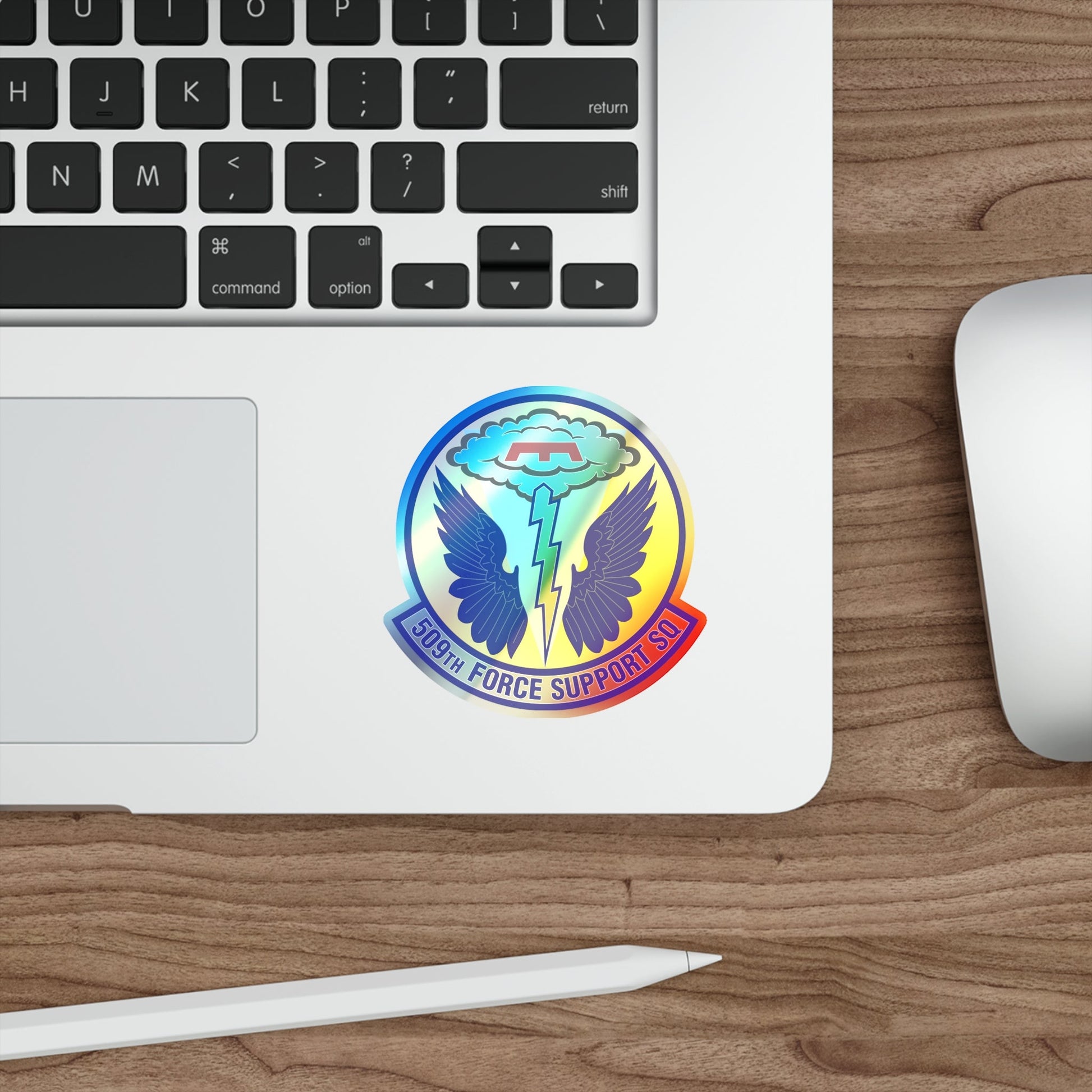 509th Force Support Squadron (U.S. Air Force) Holographic STICKER Die-Cut Vinyl Decal-The Sticker Space