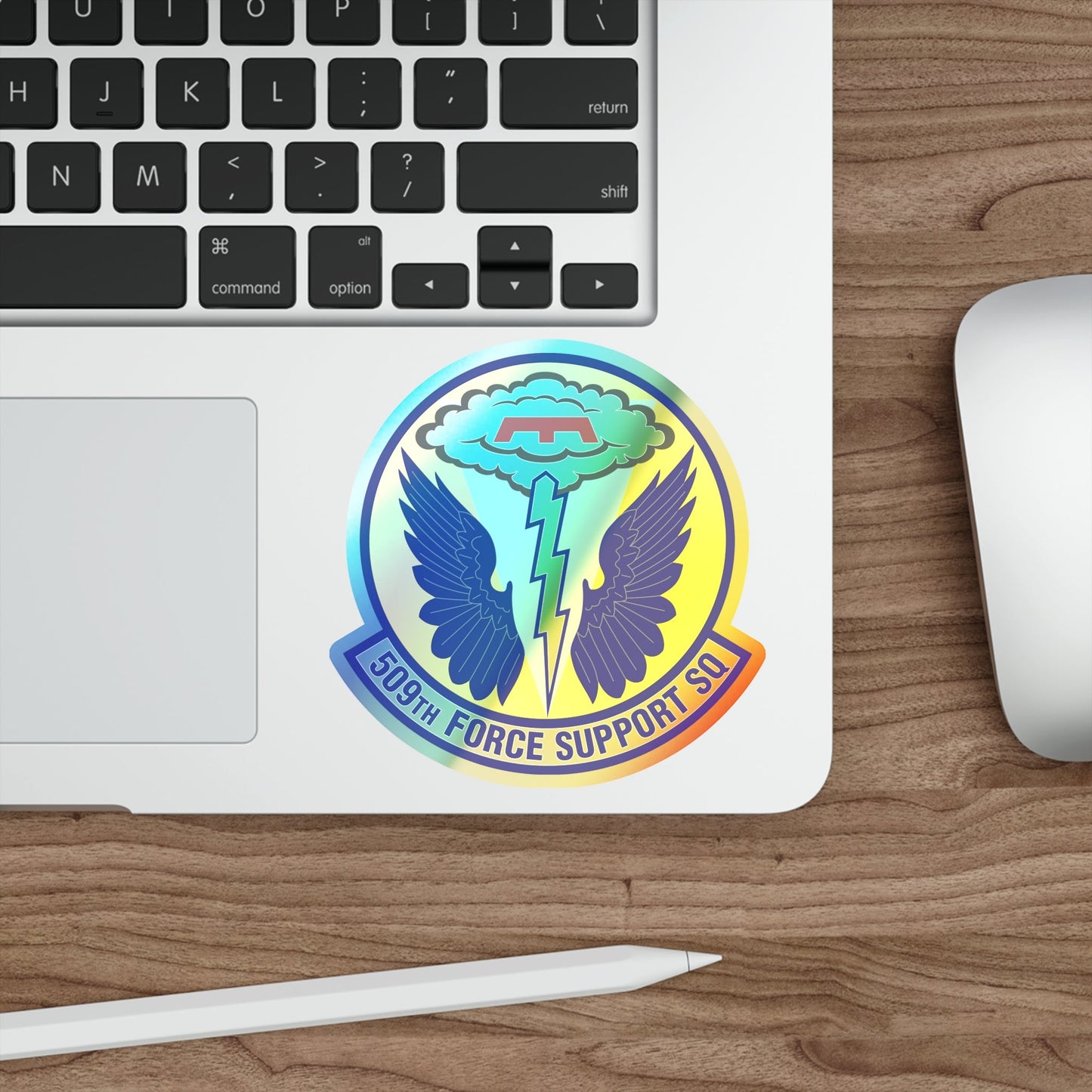 509th Force Support Squadron (U.S. Air Force) Holographic STICKER Die-Cut Vinyl Decal-The Sticker Space