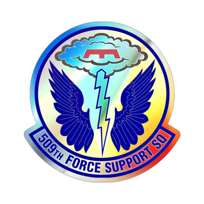 509th Force Support Squadron (U.S. Air Force) Holographic STICKER Die-Cut Vinyl Decal-2 Inch-The Sticker Space