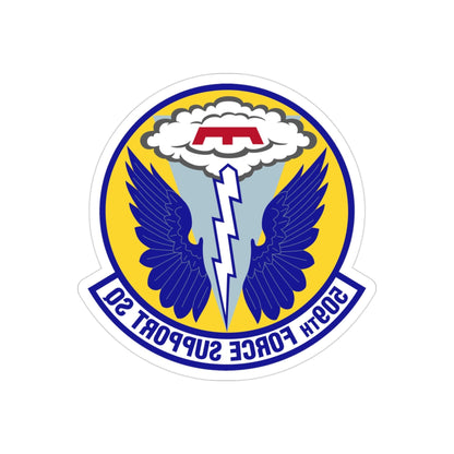 509th Force Support Squadron (U.S. Air Force) REVERSE PRINT Transparent STICKER-3 Inch-The Sticker Space