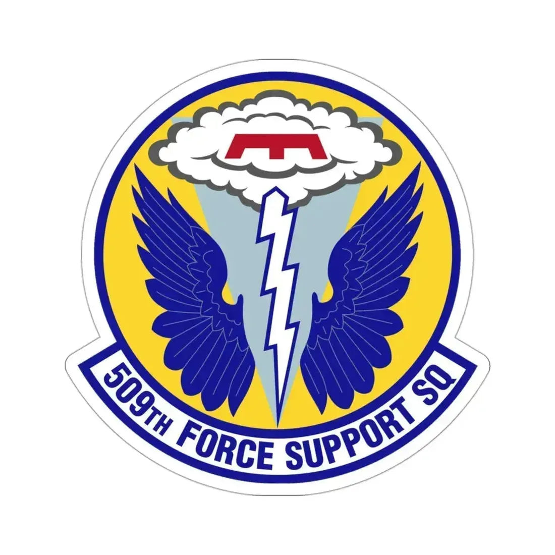 509th Force Support Squadron (U.S. Air Force) STICKER Vinyl Die-Cut Decal 3 Inch - The Sticker Space