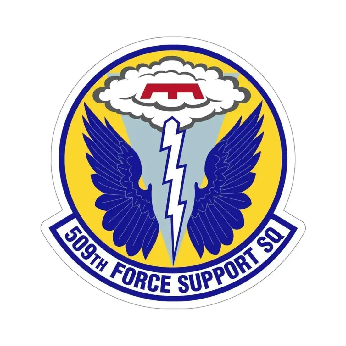 509th Force Support Squadron (U.S. Air Force) STICKER Vinyl Die-Cut Decal 4 Inch - The Sticker Space