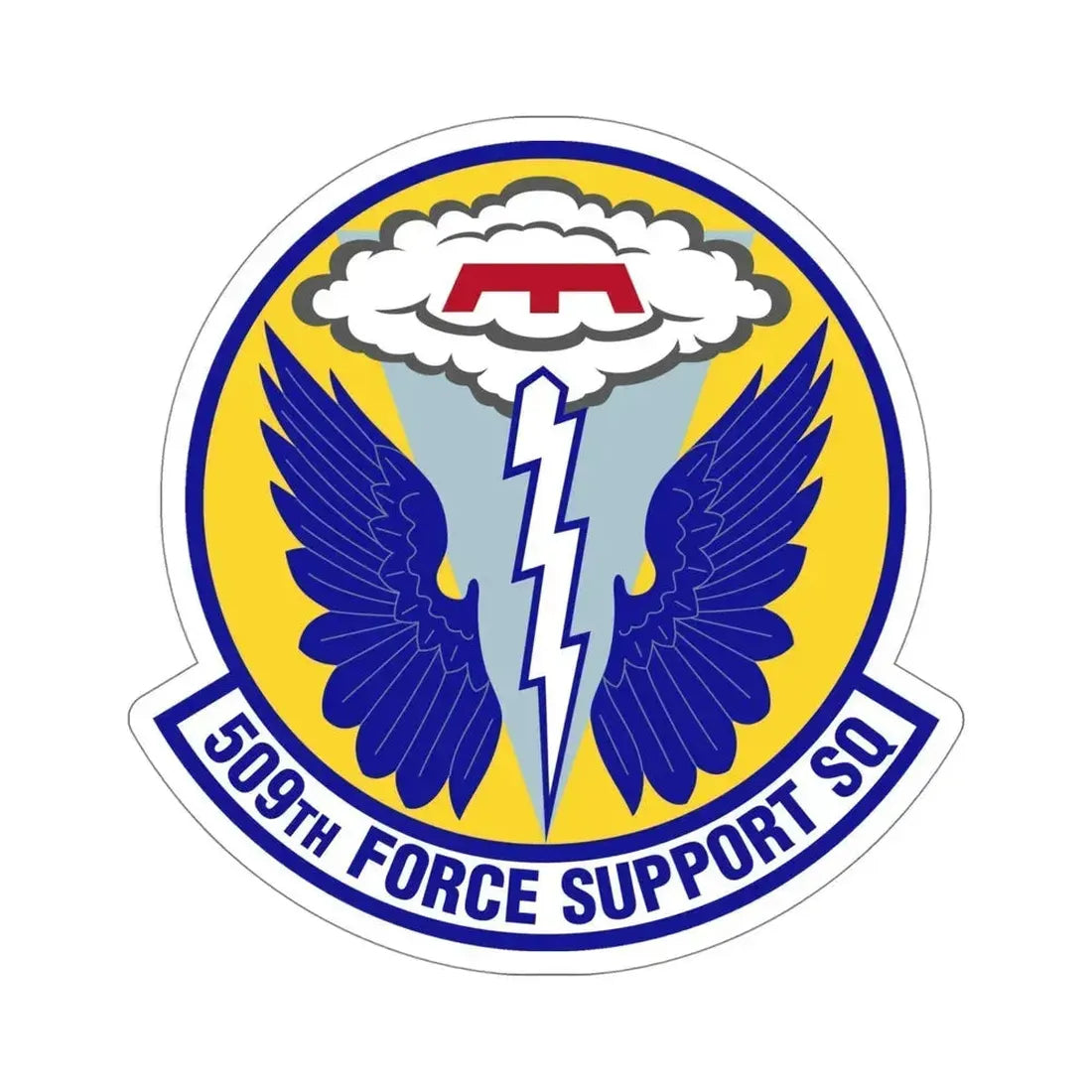 509th Force Support Squadron (U.S. Air Force) STICKER Vinyl Die-Cut Decal 5 Inch - The Sticker Space