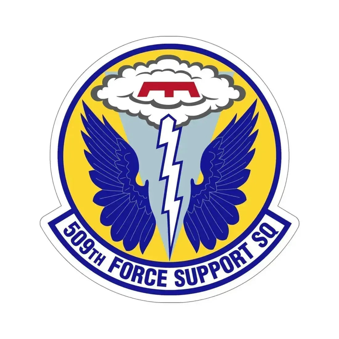 509th Force Support Squadron (U.S. Air Force) STICKER Vinyl Die-Cut Decal 6 Inch - The Sticker Space