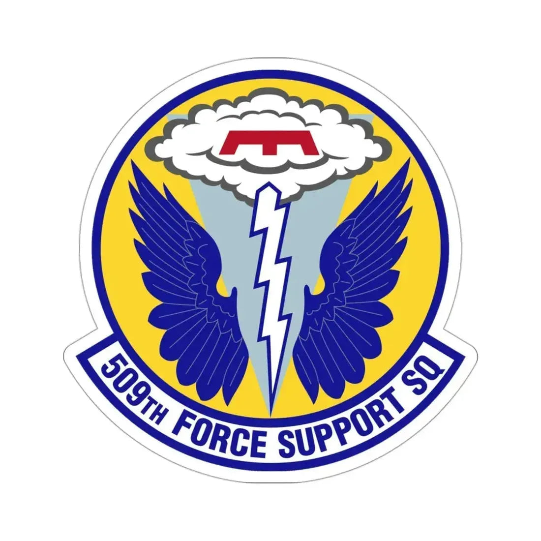 509th Force Support Squadron (U.S. Air Force) STICKER Vinyl Die-Cut Decal - The Sticker Space