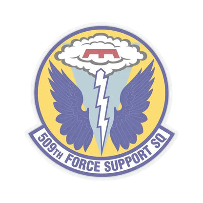 509th Force Support Squadron (U.S. Air Force) STICKER Vinyl Kiss-Cut Decal 3 Inch Transparent - The Sticker Space