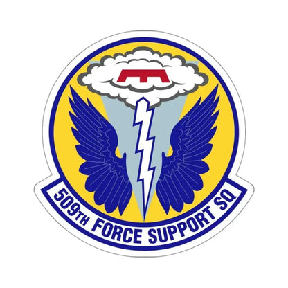 509th Force Support Squadron (U.S. Air Force) STICKER Vinyl Kiss-Cut Decal 3 Inch White - The Sticker Space