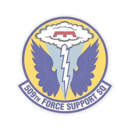 509th Force Support Squadron (U.S. Air Force) STICKER Vinyl Kiss-Cut Decal 4 Inch Transparent - The Sticker Space