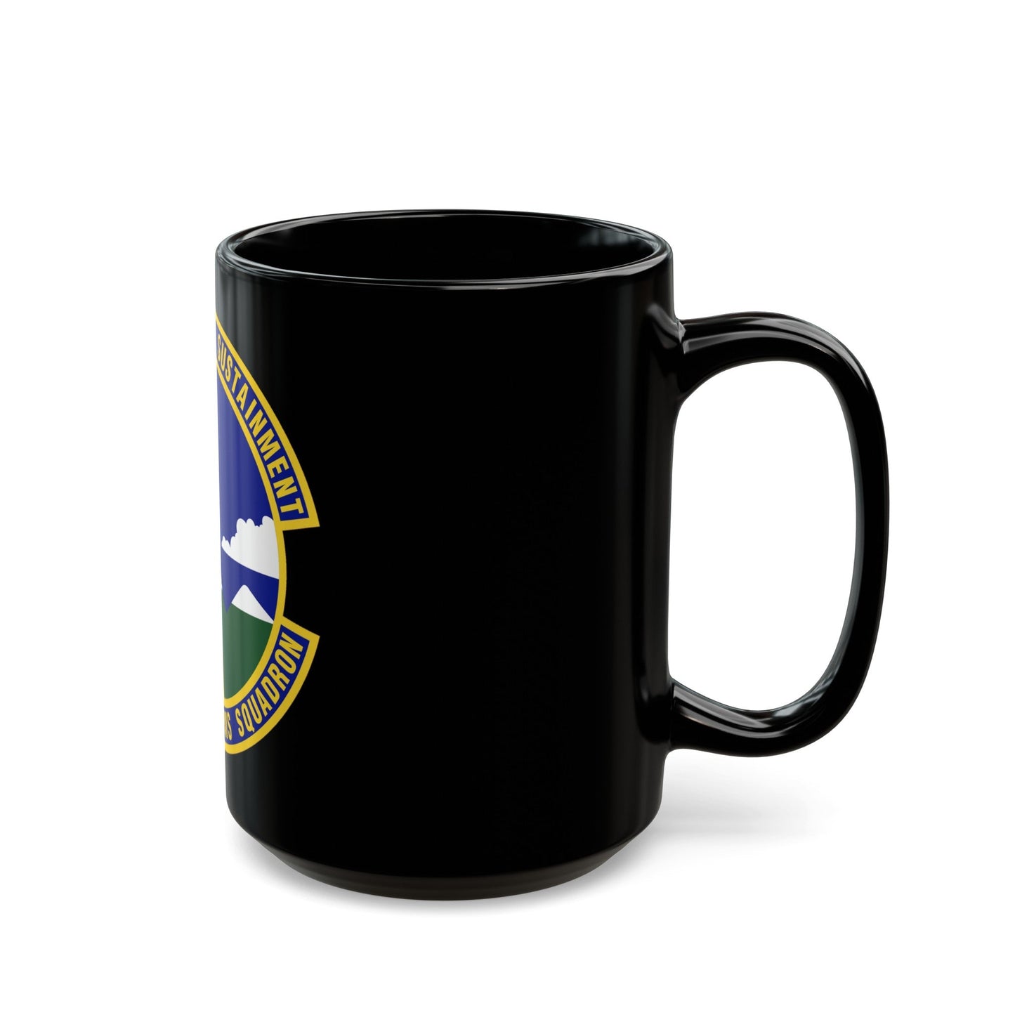 509th ICBM Systems Squadron (U.S. Air Force) Black Coffee Mug-The Sticker Space