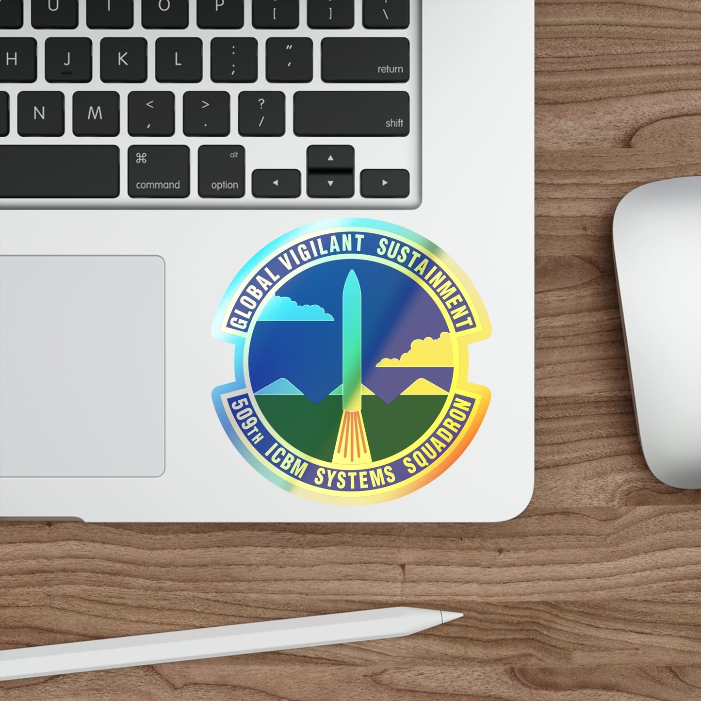 509th ICBM Systems Squadron (U.S. Air Force) Holographic STICKER Die-Cut Vinyl Decal-The Sticker Space