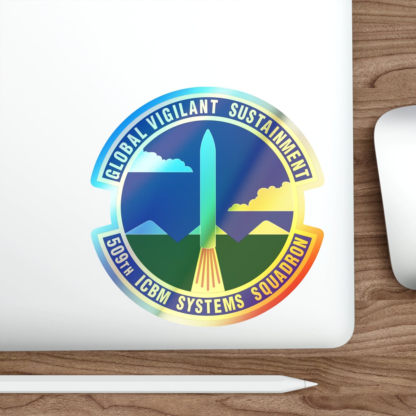 509th ICBM Systems Squadron (U.S. Air Force) Holographic STICKER Die-Cut Vinyl Decal-The Sticker Space