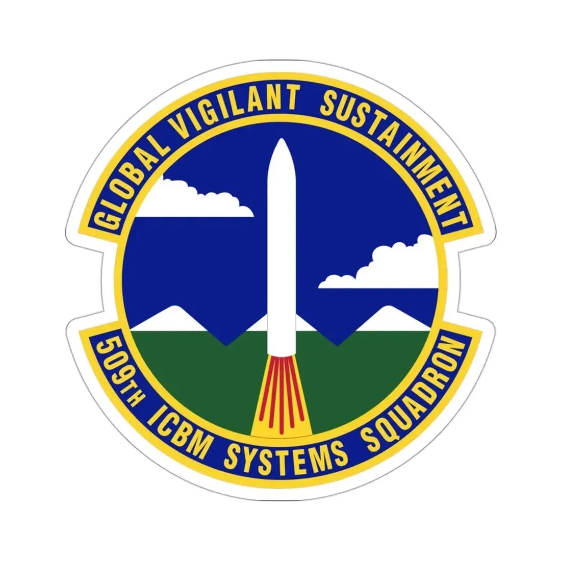 509th ICBM Systems Squadron (U.S. Air Force) STICKER Vinyl Die-Cut Decal - The Sticker Space