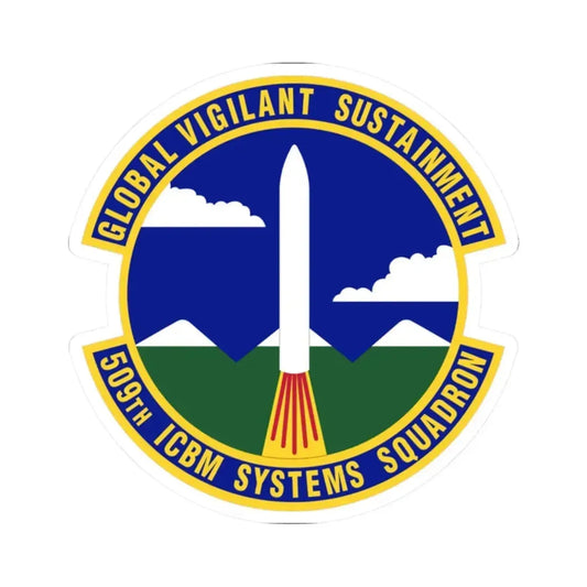 509th ICBM Systems Squadron (U.S. Air Force) STICKER Vinyl Kiss-Cut Decal 2 Inch White - The Sticker Space