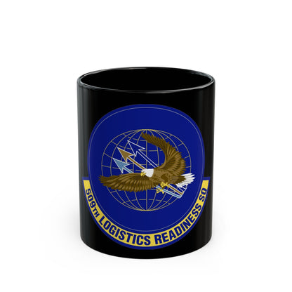 509th Logistics Readiness Squadron (U.S. Air Force) Black Coffee Mug-11oz-The Sticker Space